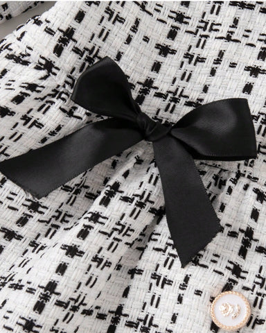 2 Pc Baby Girl Tweed Coat with Beret