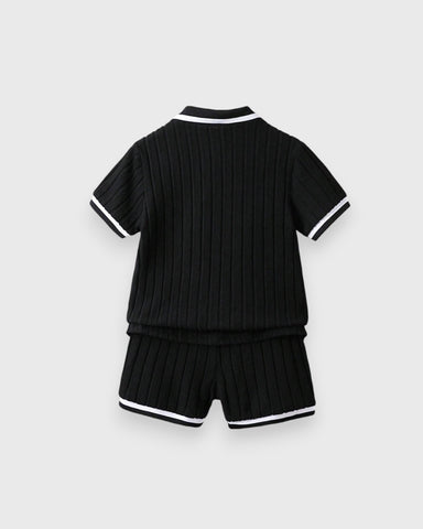 Toddler Little Boys Terry Fleece Short set