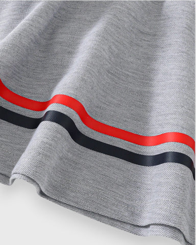 Baby Girl Stripe Polo Romper Dress