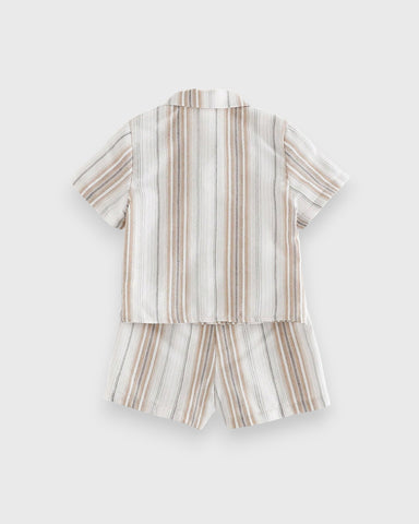 Baby Boy Ombre Stripes Summer Set