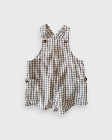 Baby Gingham Plaid Overall