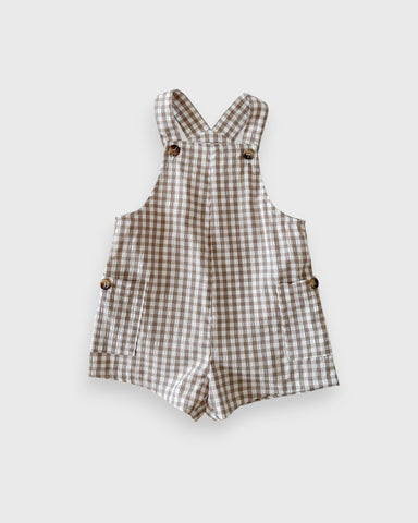 Baby Gingham Plaid Overall