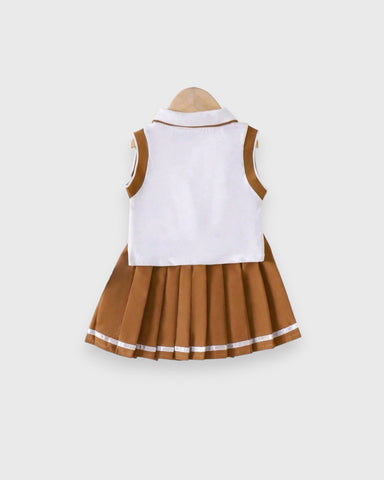 2 Pc Baby Girl Tennis Polo and Skirt Set