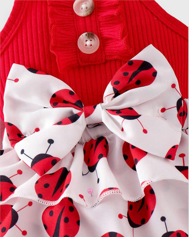 2 Pc Baby Girl Hum Bug Bodysuit & Headband