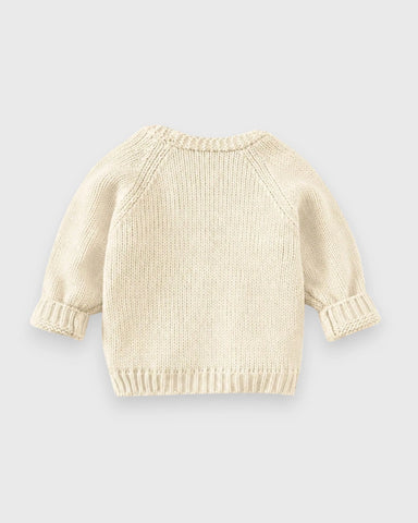 Baby Boy Bear Patch Knitted Cardigan