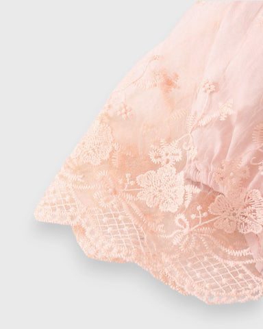 Baby Girl Backless Lace Bodysuit Dress