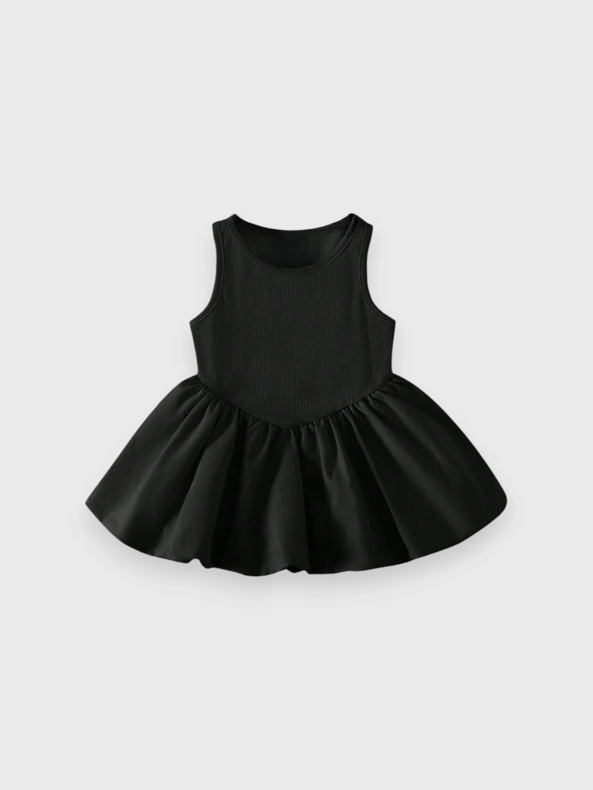 Baby Girl Bubble Hem Skirt Dress 18-24 months / Black Baby Girl Bubble Hem Skirt Dress 18-24 months / Black