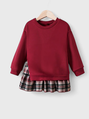 Toddler Girl Sweatshirt Dress