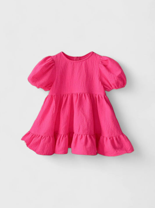 Baby Girl Bubble Sleeve Dress