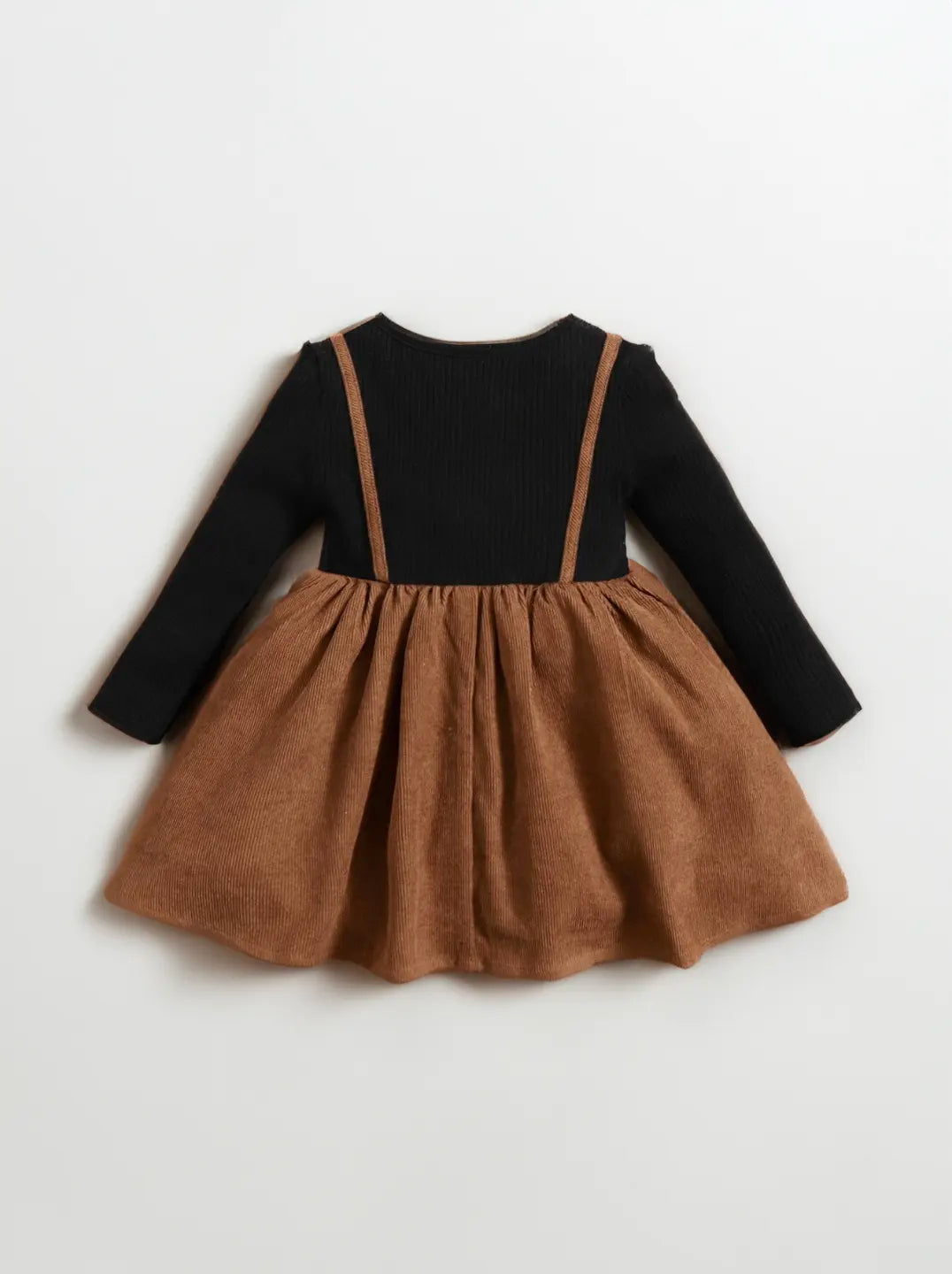 2 in1 baby Girl Corduroy Suspender Dress 6-9 months / Rust 2 in1 baby Girl Corduroy Suspender Dress 6-9 months / Rust