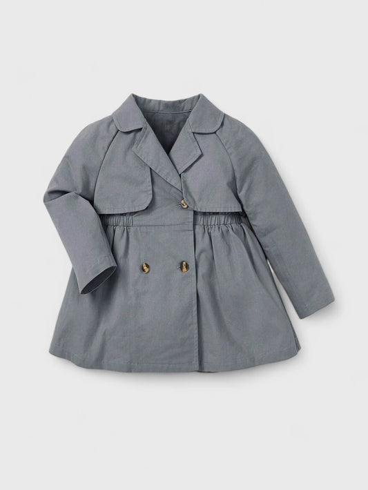 Baby Girl Cinch Waist Trench Coat