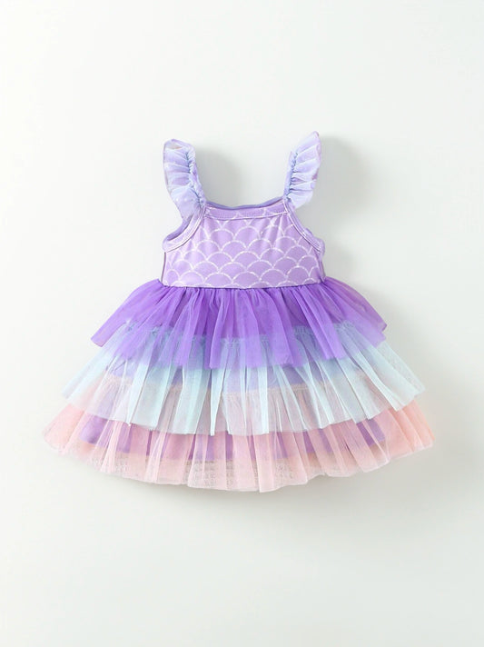 Baby Girl Mermaid Layer Dress