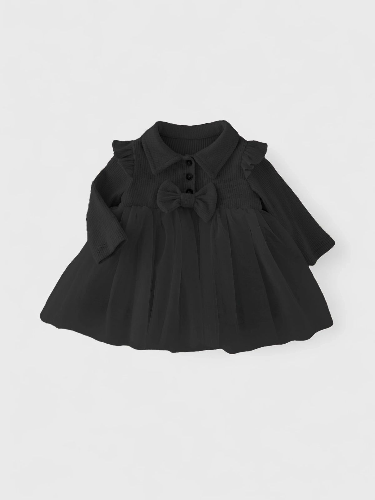 Baby Girl Long Sleeve Tulle Dress