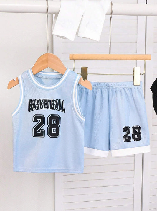 Baby Boy Basketball Jersey Set