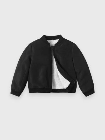 Baby Boy Fleece Lined Bomber Jacket