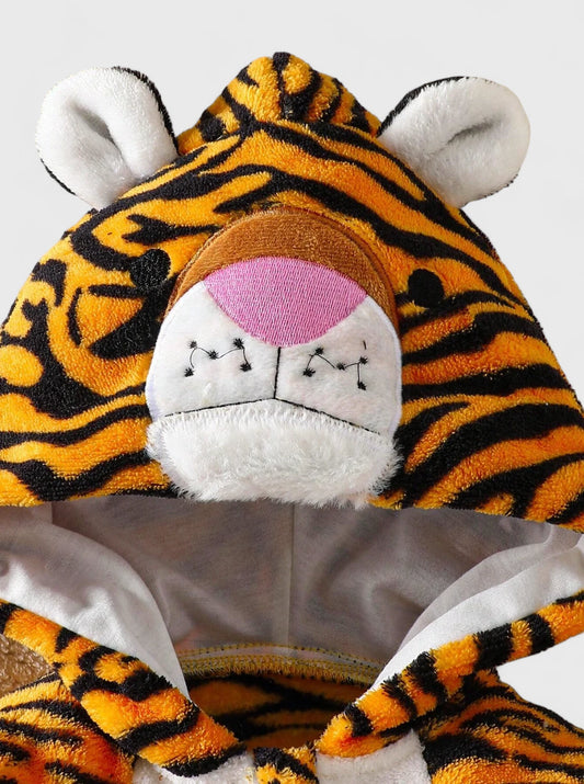 Baby Tiger Fleece Jumpsuit