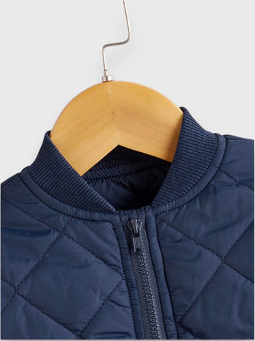 Baby Boy Quilted Bomber Jacket