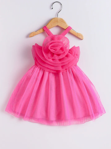 Baby Toddler Girl Halter Flower Dress