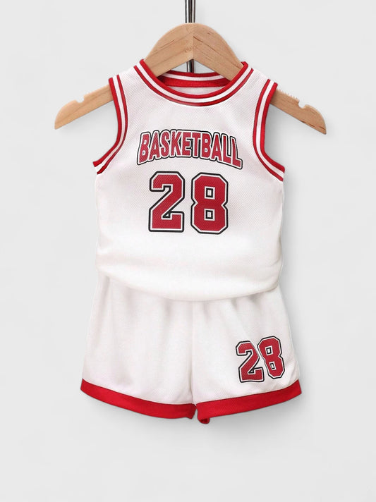 Baby Boy Basketball Jersey Set