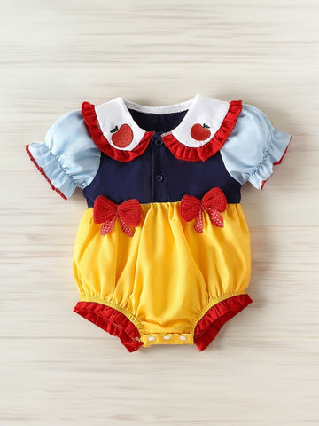 Infant baby Girl Snow White Princess Bodysuit