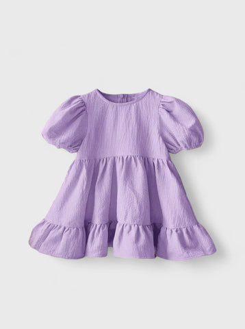 Baby Girl Bubble Sleeve Dress