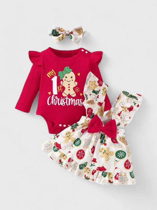 3 Pcs Baby Girl Sugar Cookies Dress