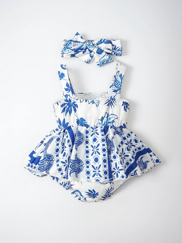 baby girl blue floral dress Baby Blue First Birthday Toddler Dress, Flower Girl Dress, Floral, Graduation, Party Outfit Special Occasion Gown, Prom Dress, Baby Girl