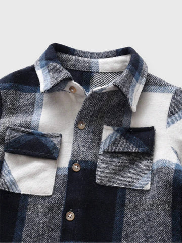 Toddler Boy Plaid Shirt