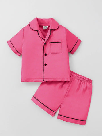 Baby Girl Satin Pyjama Set