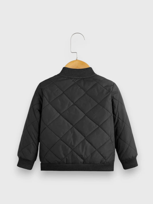 Baby Boy Quilted Bomber Jacket