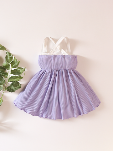 Baby Girl Two-Tone Empire Dress