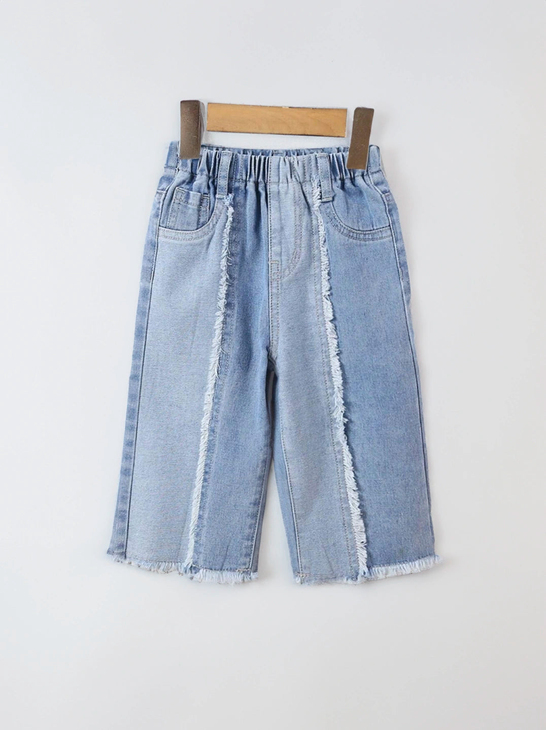 Baby Girl TwoTone Straight Leg Jeans