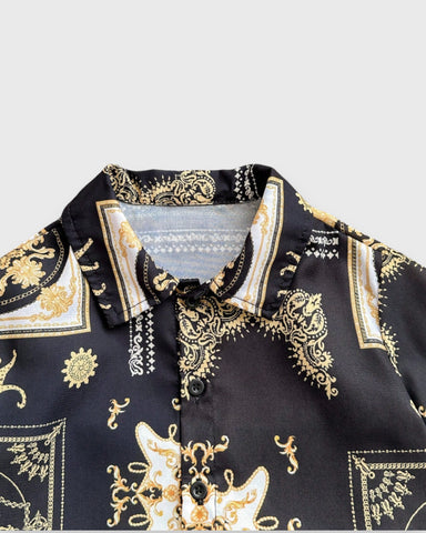 2 Pc Baby Boy Jaguar Baroque Print Set