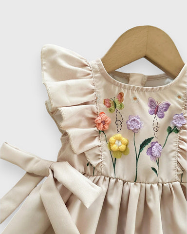 Baby Girl 3D Spring Flower Dress