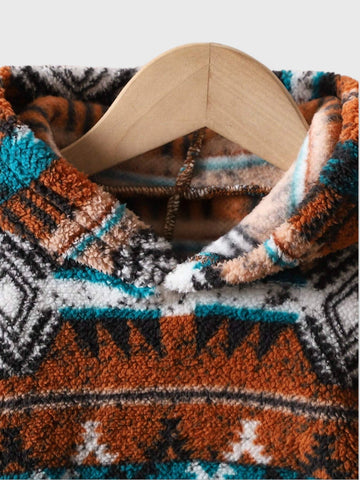 2 Pc Baby Printed Fleece Hoodie Cargo Pants