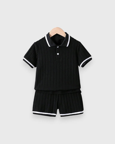 Toddler Little Boys Terry Fleece Short set