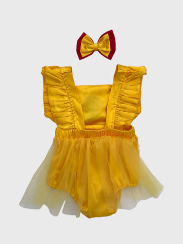 2 Pc Baby Girl Belle of the Ball Bodysuit