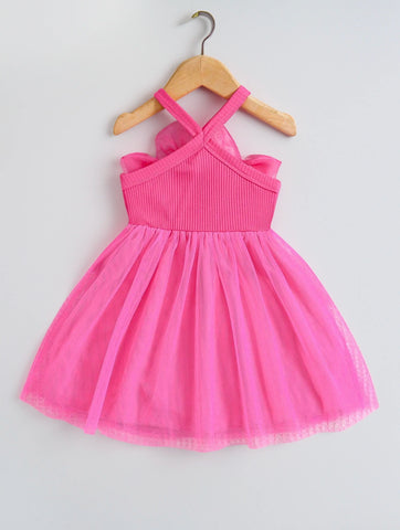 Baby Toddler Girl Halter Flower Dress