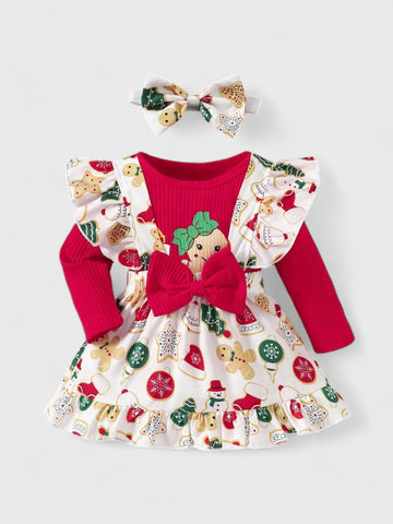 3 Pcs Baby Girl Sugar Cookies Dress