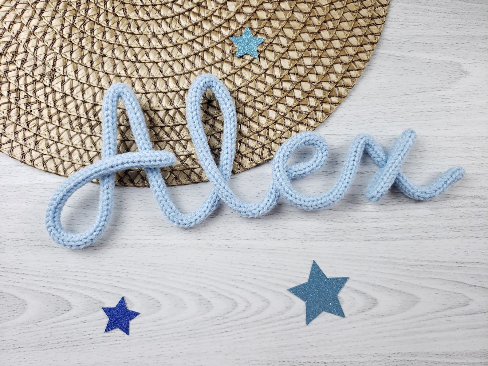 Customized Yarn Wire Name Signs