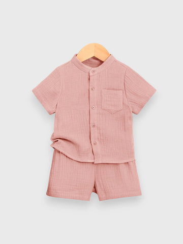2 Piece Baby Boy Cotton Vacay Set