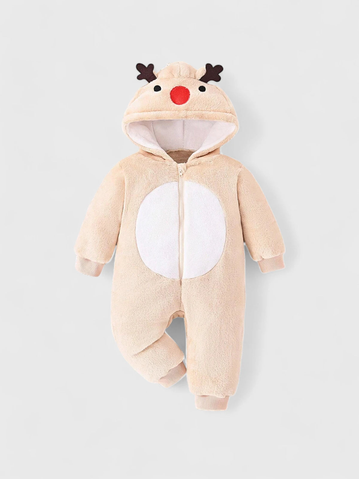 Cozy Baby Reindeer Romper