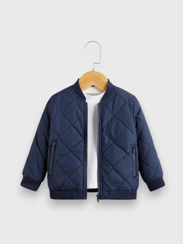 Baby Boy Quilted Bomber Jacket