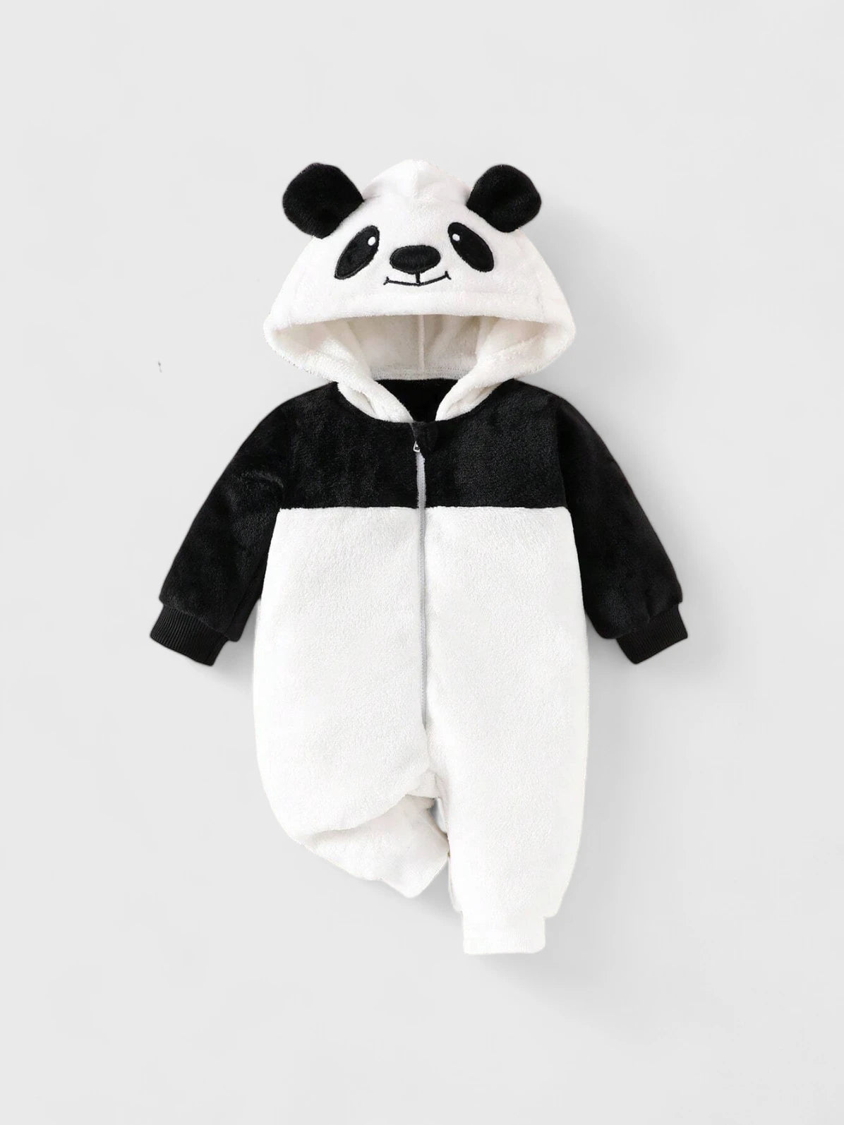 Baby Panda Fleece Jumpsuit