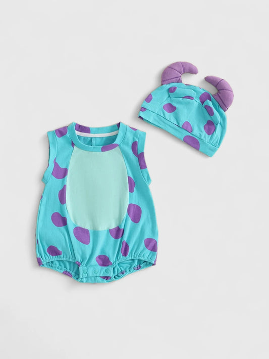 Baby Blue Monster Bodysuit Costume