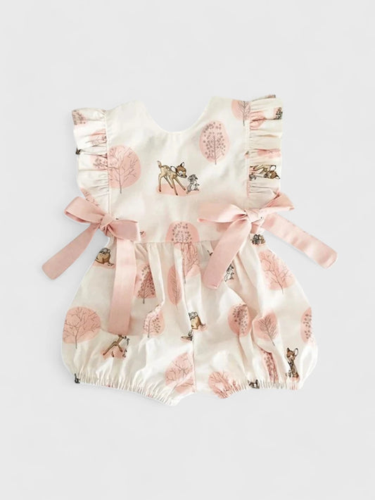 Baby Girl Little Deer Romper