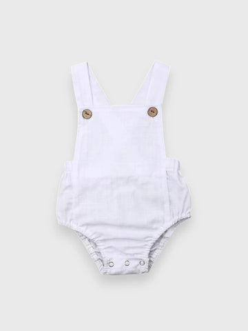 Baby Boy Faux Linen Bodysuit