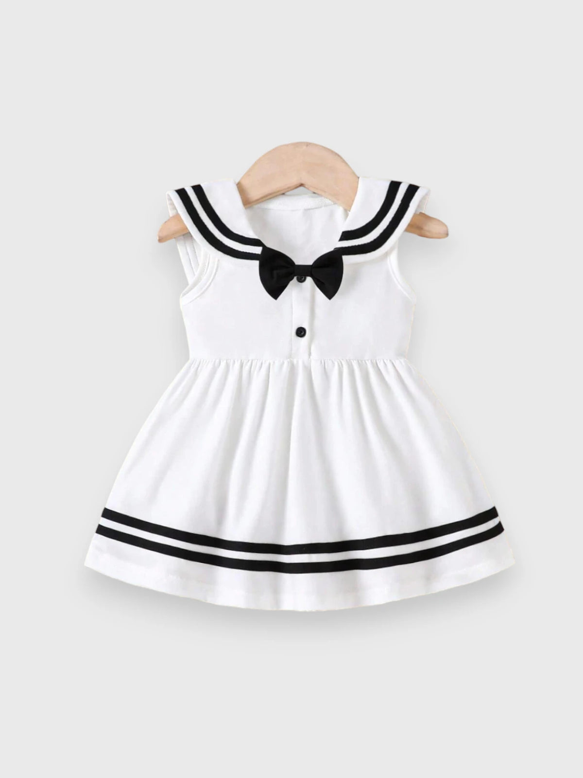 Baby Girl Sleeveless Sailor Dress