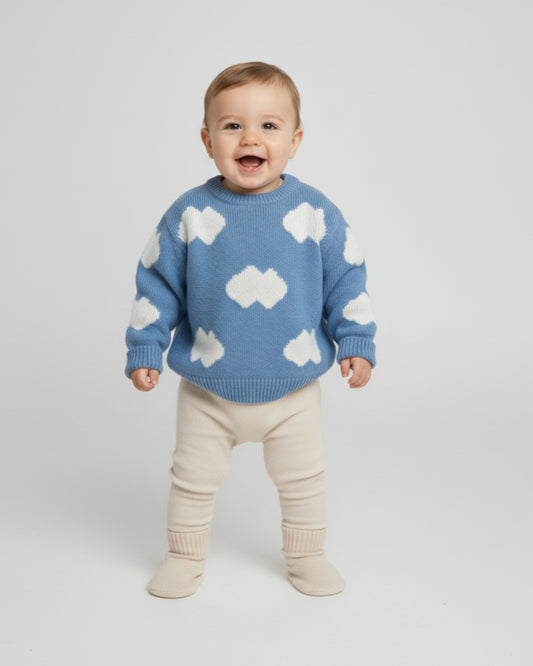 Unisex Baby Cloud Knitted Sweater