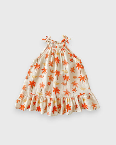 Baby Girl Vacay Cotton Halter Dress